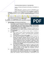 Contrato Tercerización Servicios - Nutricion