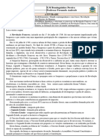 Atividade Revolução Francesa - Declaração Universal Dos Direitos EJA 7º Período