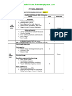 Physical Science Scope 2021 Grade 11