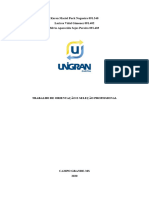 Trabalho p2 Orientação Profissional