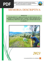 Memoria Descriptiva - La Esperanza