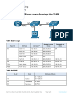 4.5.2 Lab - Implement Inter Vlan Routing - FR FR