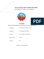 Informe 1 - Microscopia de Minerales