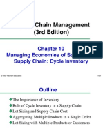 Chapter 10 Cycle Inventory