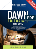 Monthly Dawn Editorials May 2024 Issue Agha Zuhaib Khan