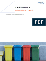 Calculation of GHG Emissions in Waste and Waste-to-Energy Projects