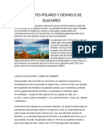 Casquetes Polares y Deshielo de Glaciares (INFORME)