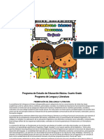 5.-Programa de Estudio de Educación Básica. Cuarto Grado