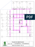 Plano de Cimentaciones