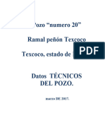 Toma 2 270317 Reporte de Video Pozo No. 20 Texcoco