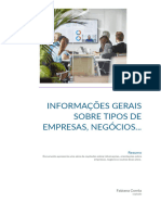 Empresas, Negócios, Tipos