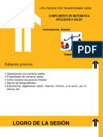 S08 - PPT - Inecuaciones Lineales