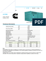 Specification of 900kVA Cummins Diesel Generator With Leroy Somer Alternator HGM6120N a-C1000S-1629794377bf55c71d8e17698