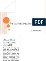 Real Time Marketing