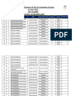 Calendrier Des Examens de Fin de Formation Session de Juin 2024