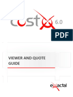 CostX 6.0 Viewer and Quote Guide