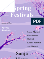 Japanese Club Activity (Spring Festivals)