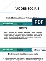 Instituições Sociais