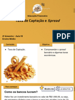 Taxa de Captação E: Spread