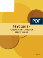 Forensic Psychology Study Guide