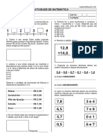 Números Decimais - Tudo Sala de Aula