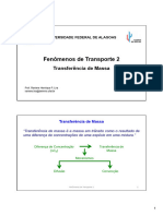 Transferência de Massa - FT2