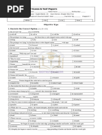 MCQs Test 1