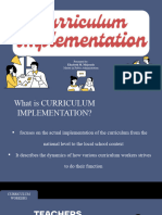 Chapter 5 - Curriculum Implementation