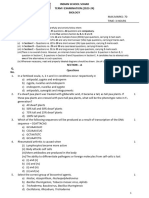 Class Xii Term I Biology 2023-24