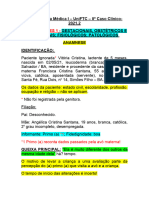 Propedêutica Médica I - UniFTC - 8o Caso Clínico - 2021.2