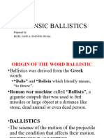 Forensic Ballistics