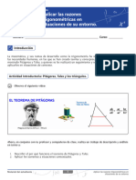 Aplicar Las Razones Trigonométricas en Situaciones de Su Entorno