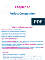 Micoreconomics Chapter 12 - Perfect Competition