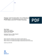 Design and Construction of An Electric Motor With PCB Stator