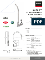 Shelby Llave Mesa Cocina