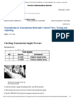 Testeo Transmision Motoniveladora