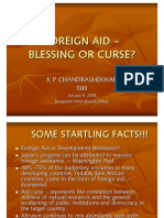 Foreign Aid Blessing or Curse