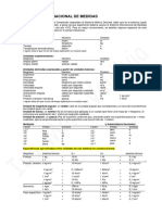 Compendio de Tablas