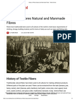 History of Fibres Natural and Manmade Fibres - Textile School