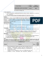 QSV Syllabus