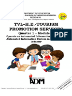 TourismPromotionServices - Q1 - Module 3 For Teacher