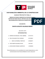 Sostenibilidad Ambiental en La Construccion Entregable Ii