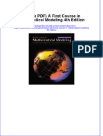 Full Download PDF of (Ebook PDF) A First Course in Mathematical Modeling 4th Edition All Chapter