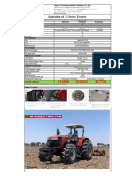 2 - Quotation of Tractor M Series