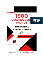 1500 Vocabulary Words For Speaking English Book by Thegreatelibrary