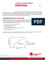 Impact of Weather Conditions On Concreting