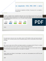 Tipos de Arquivos No Computador