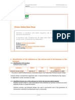 Clinker - Safety Data Sheet