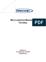 ProCAM II Multi-Surface Machining Tutorial