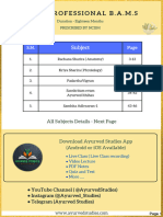 BAMS 1st Prof All Subject Syllabus - NCISM